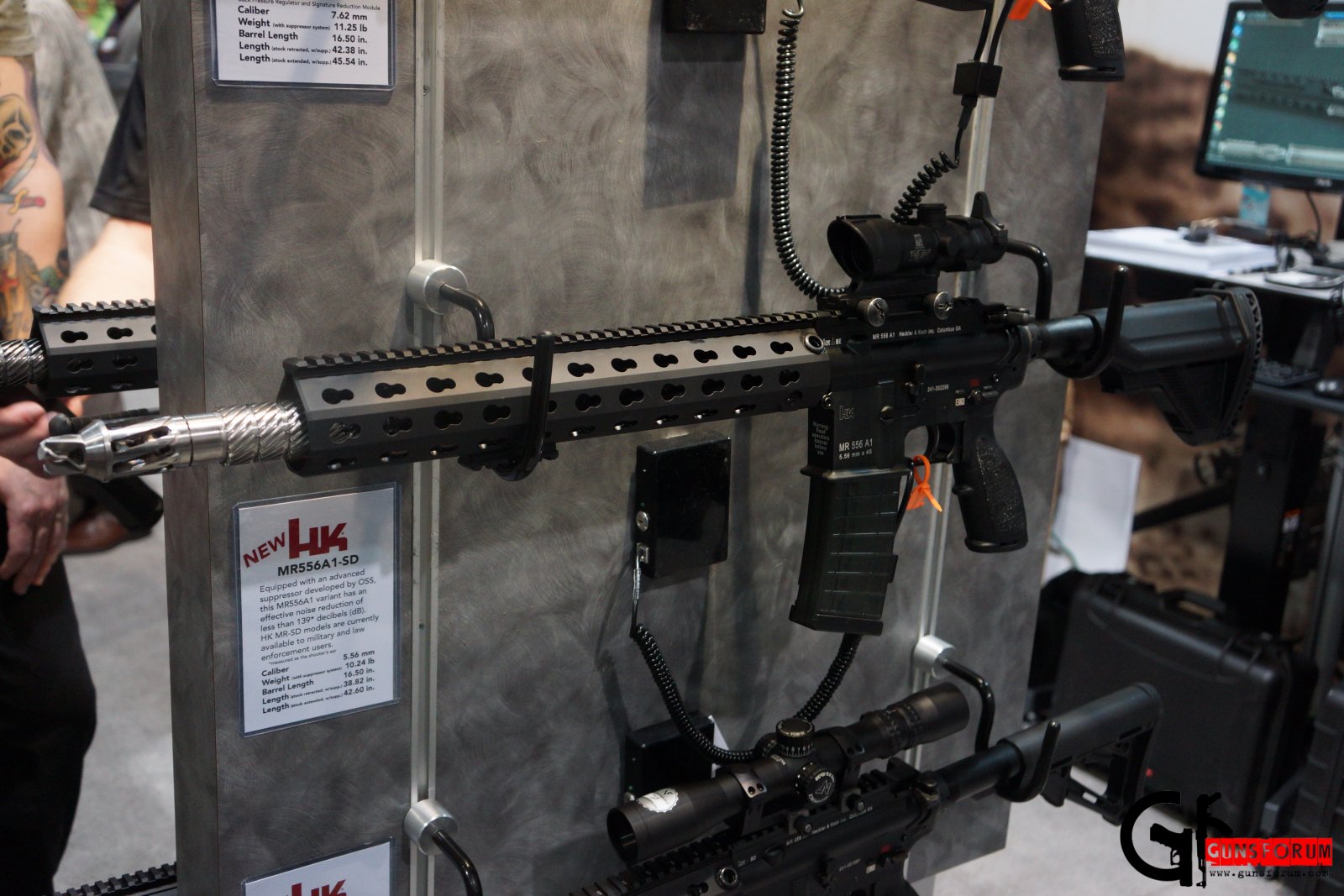 Heckler&Koch MR223 (MR556) и MR308 (MR762) на Shot Show 2014. 