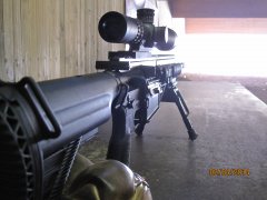 Пристрелка Heckler&Koch MR308 с Nightforce NXS 3.5-15x50