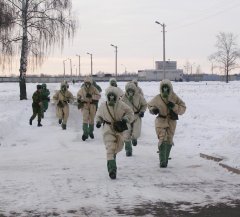 Защитный костюм ХБЗ, а заодно попутная физическая тренировка