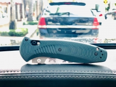 Custom Benchmade Barrage with Gunsforum logo